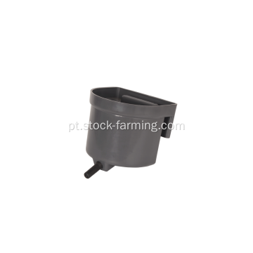 4L balde de alimentação para balde de leite de vaca de plástico